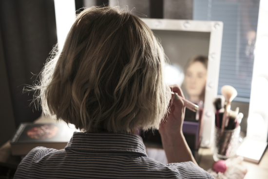 Welches Make-up bei Falten